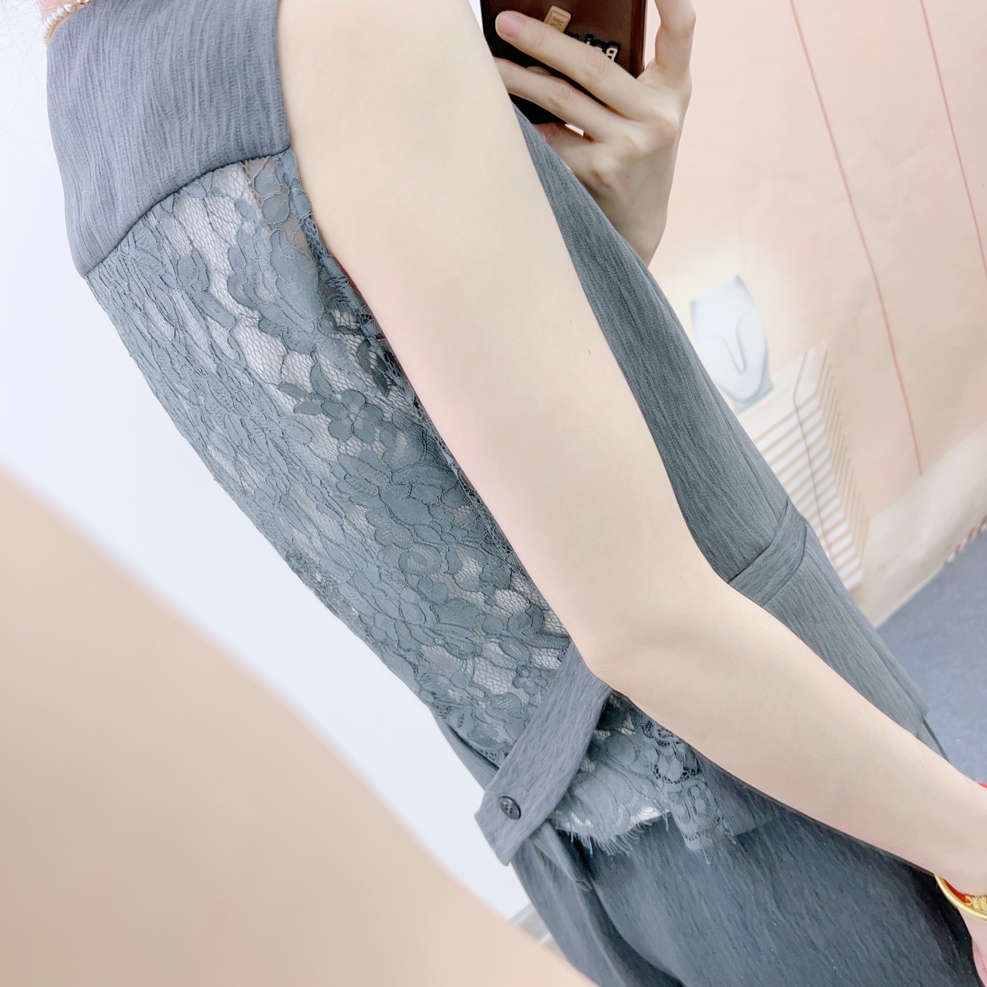 パンツセットアップ ノースリーブベスト超ワイドパンツセット