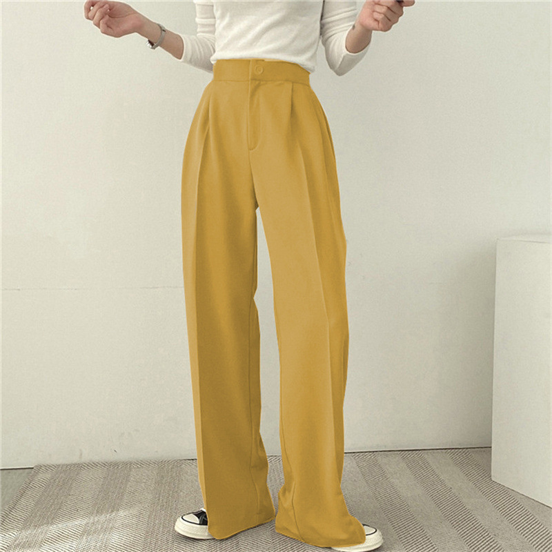 パンツセットアップ 上品フォルムワイドパンツ