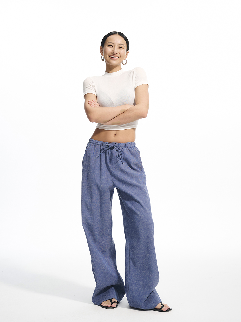 パンツセットアップ リラックスワイドパンツセットアップ