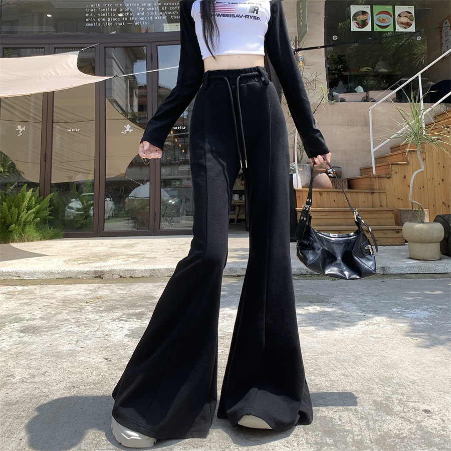 パンツセットアップ フレアシルエット ワイドパンツ