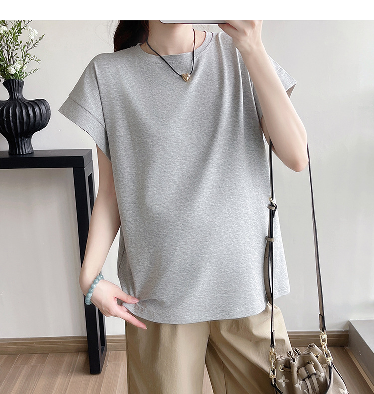 パンツセットアップ フレンチスリーブ ゆったりパンツセット