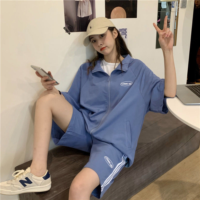 パンツセットアップ ラインサイドジップアップセットアップ