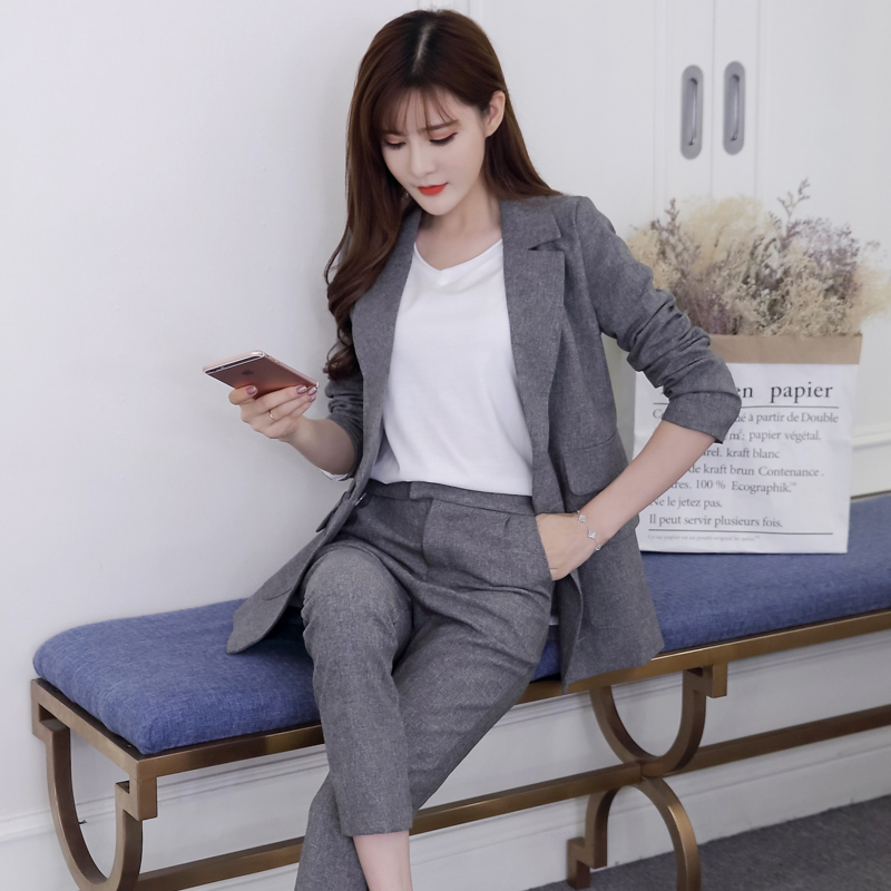 パンツセットアップ 洗練テーラードパンツセットアップ