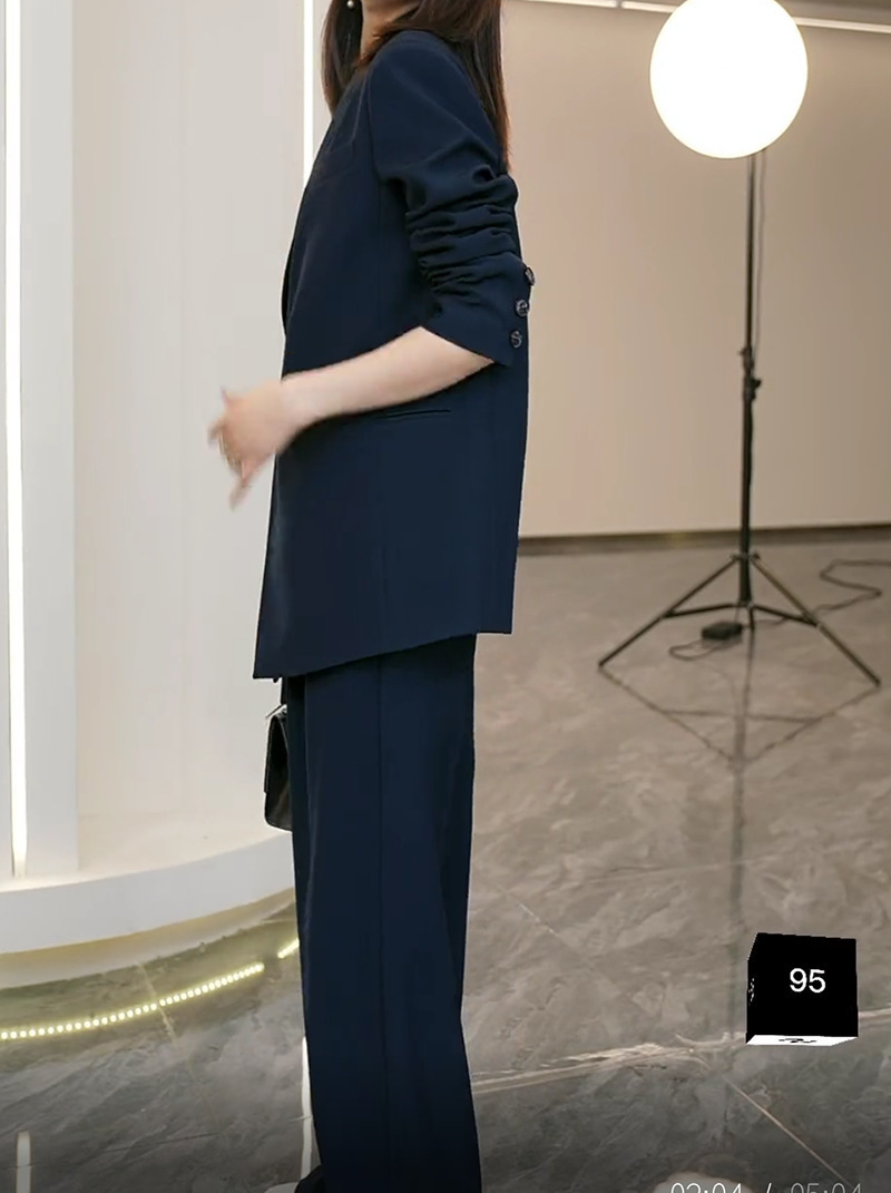 パンツセットアップ スタイリッシュラップジャケットセット