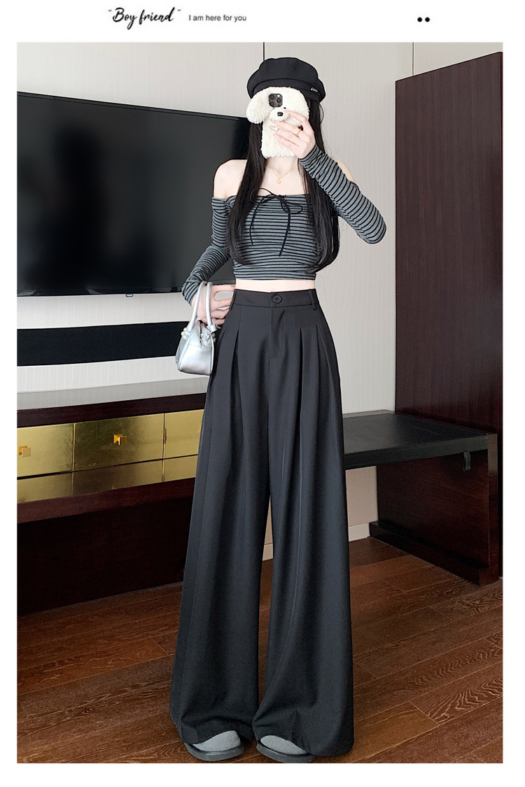 パンツセットアップ 流れるシルエット ワイドパンツ