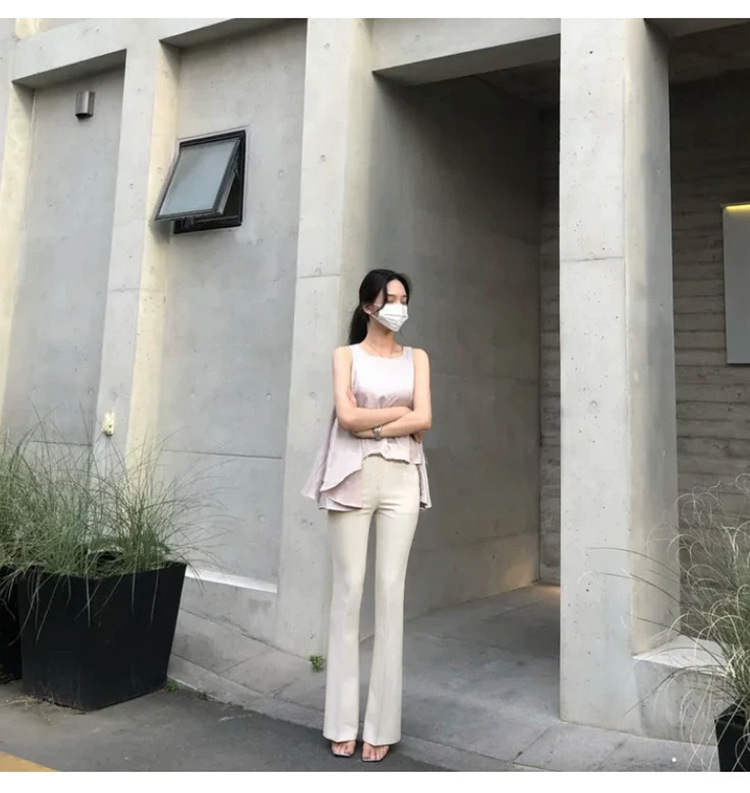 パンツセットアップ 洗練フレアパンツ