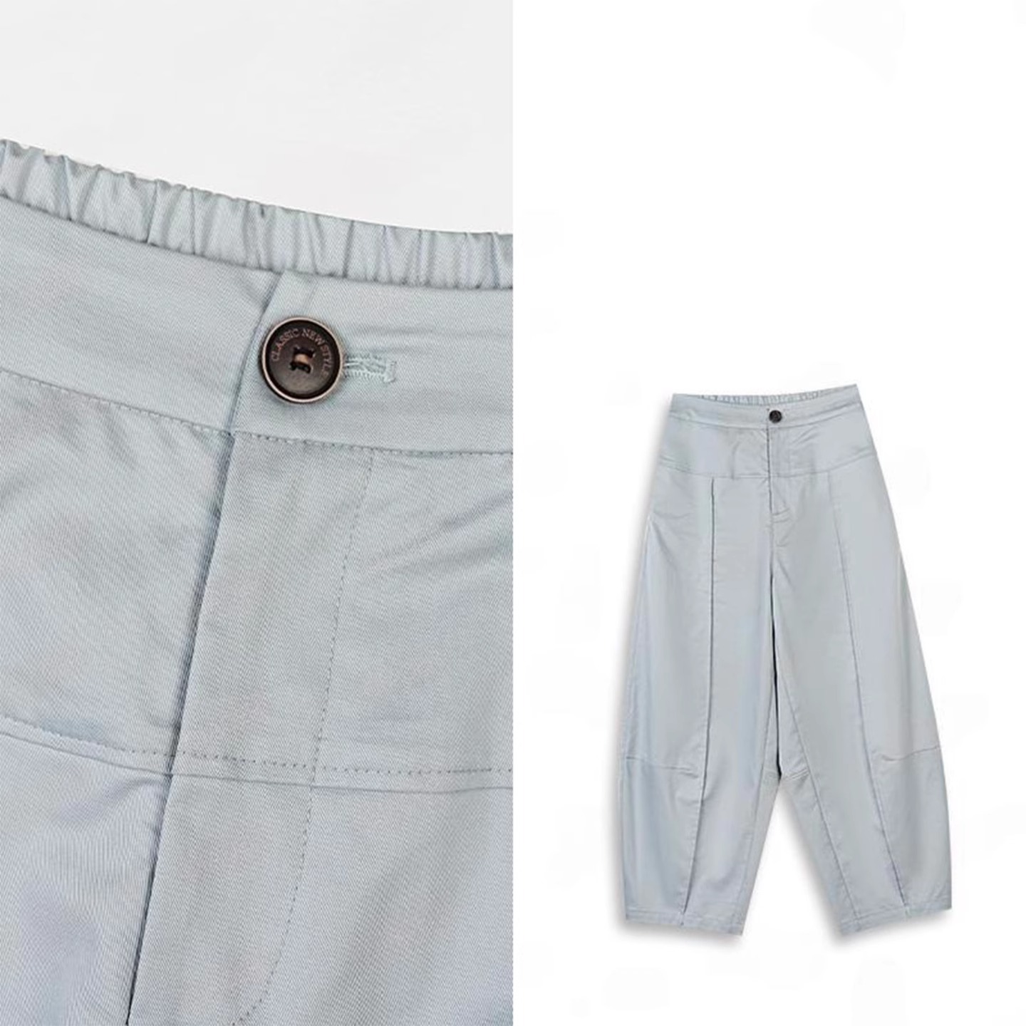 パンツセットアップ すっきりシルエットワイドパンツ