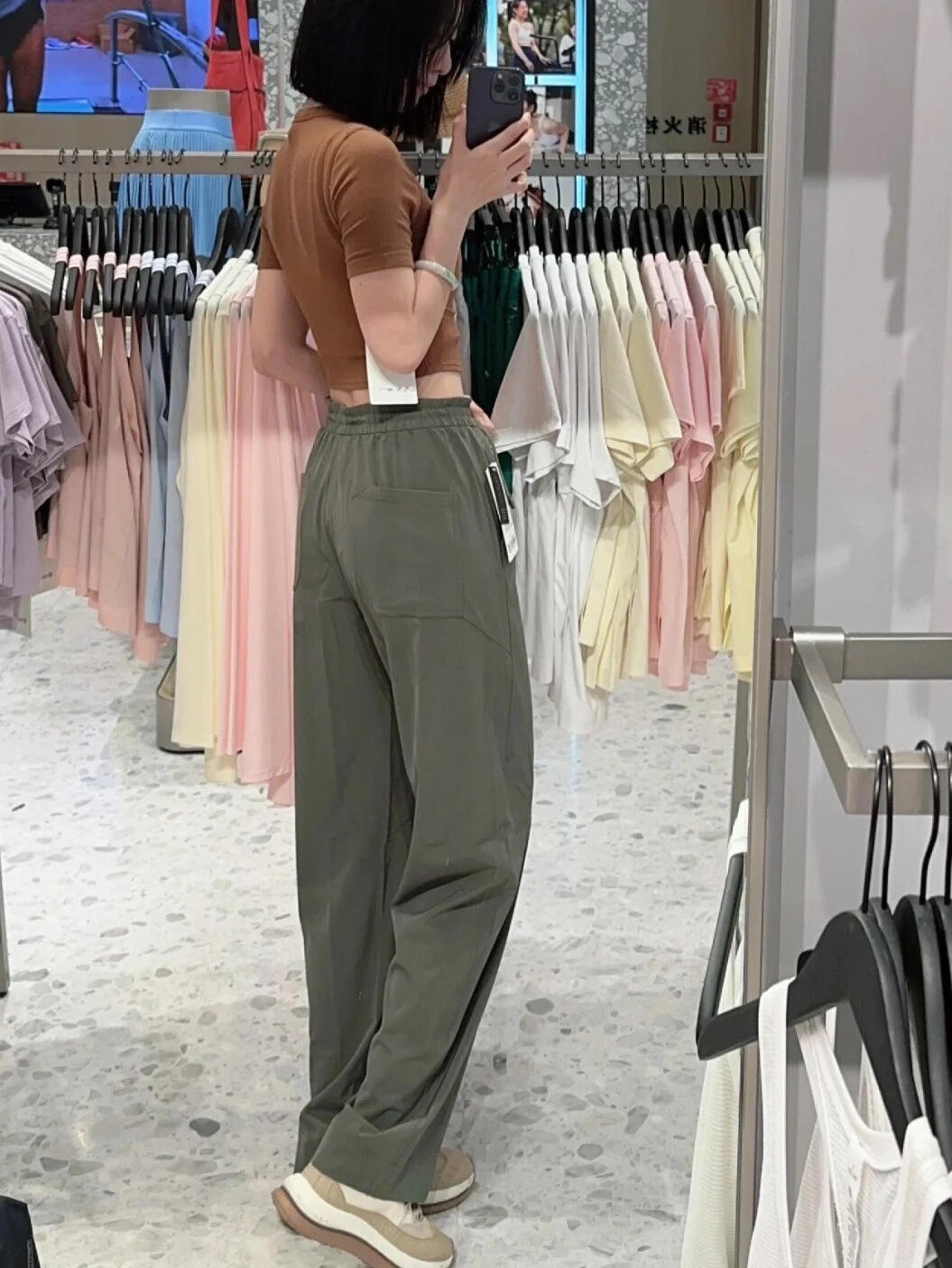 パンツセットアップ リラックスシルエットドローパンツ