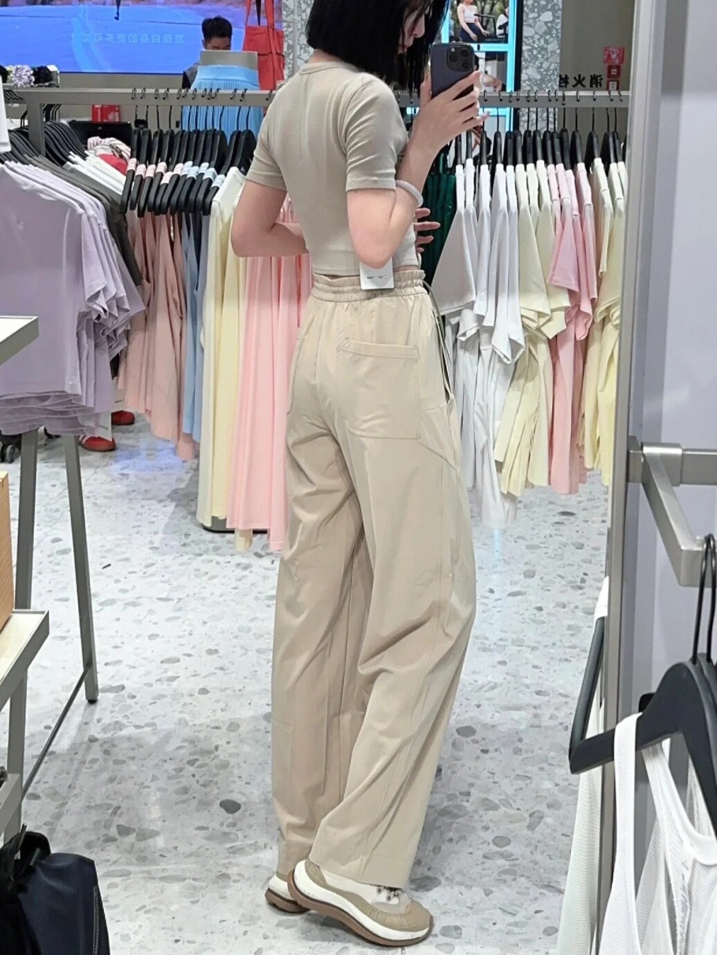 パンツセットアップ リラックスシルエットドローパンツ