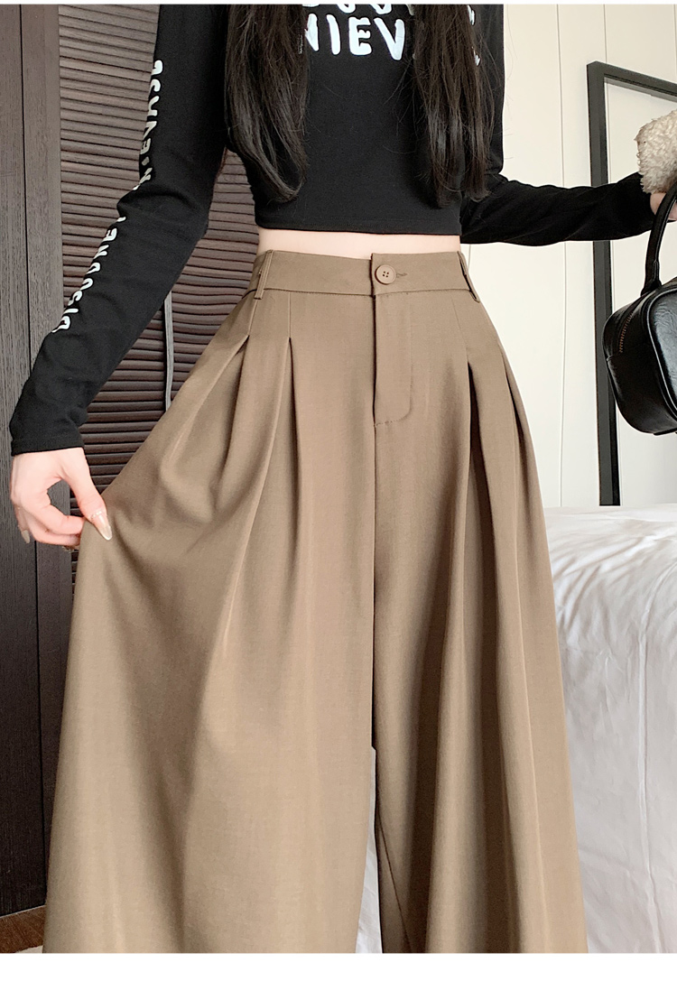 パンツセットアップ 流れるシルエット ワイドパンツ