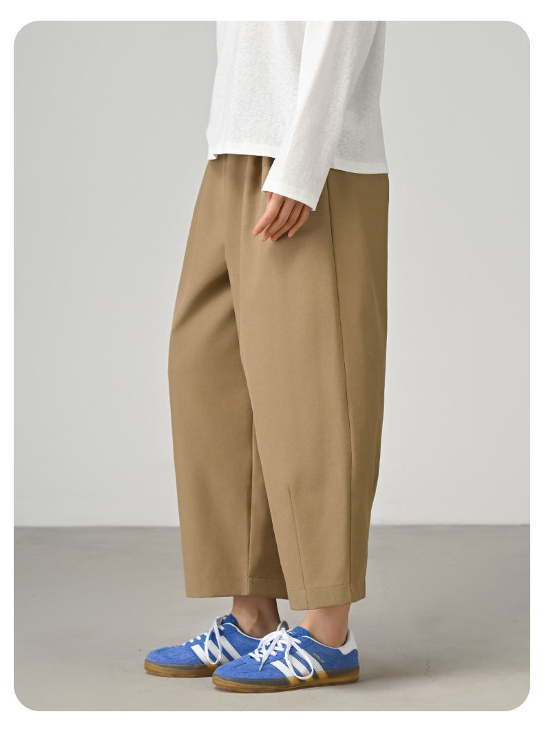 パンツセットアップ リラックスドレープワイドパンツ