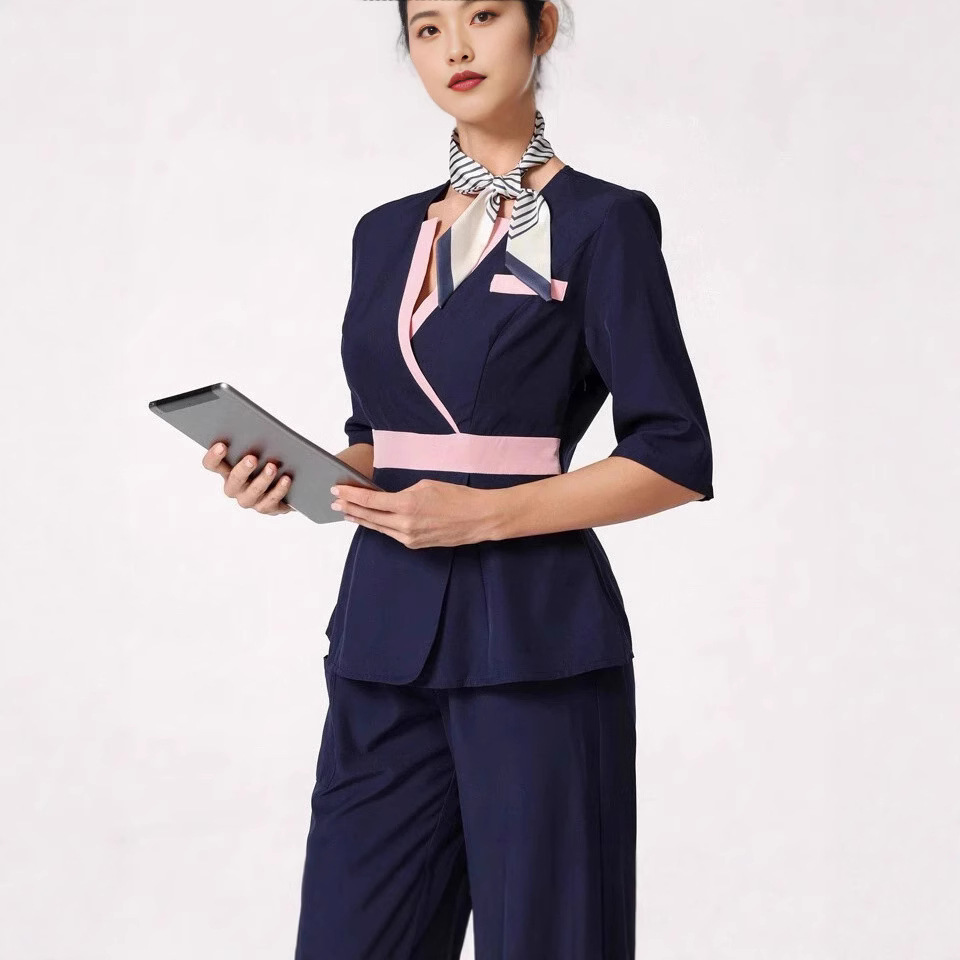 パンツセットアップ エレガント制服風パンツセットアップ