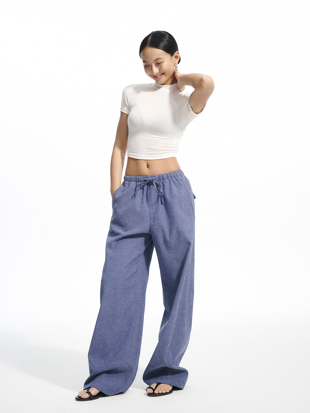 パンツセットアップ リラックスワイドパンツセットアップ