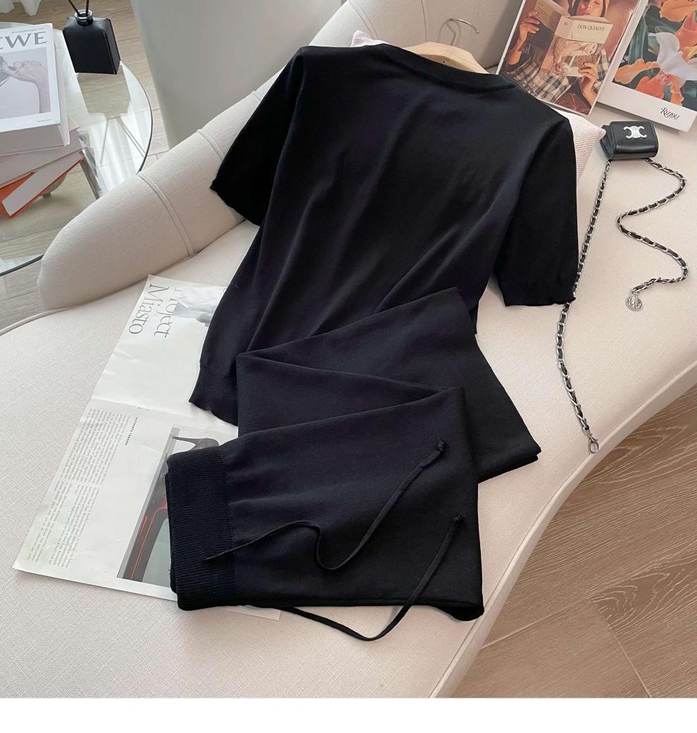 パンツセットアップ 上質素材のゆったりパンツセットアップ