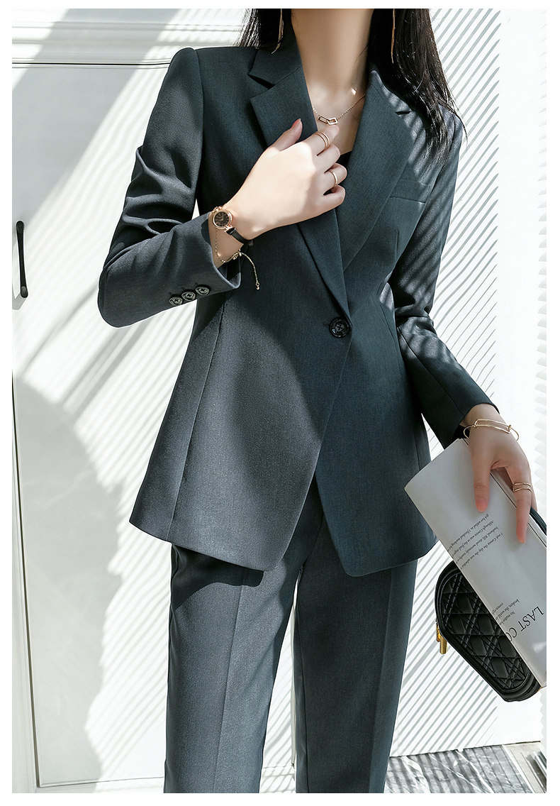 パンツセットアップ テーラード一つ釦ジャケット付きパンツセットアップスーツ