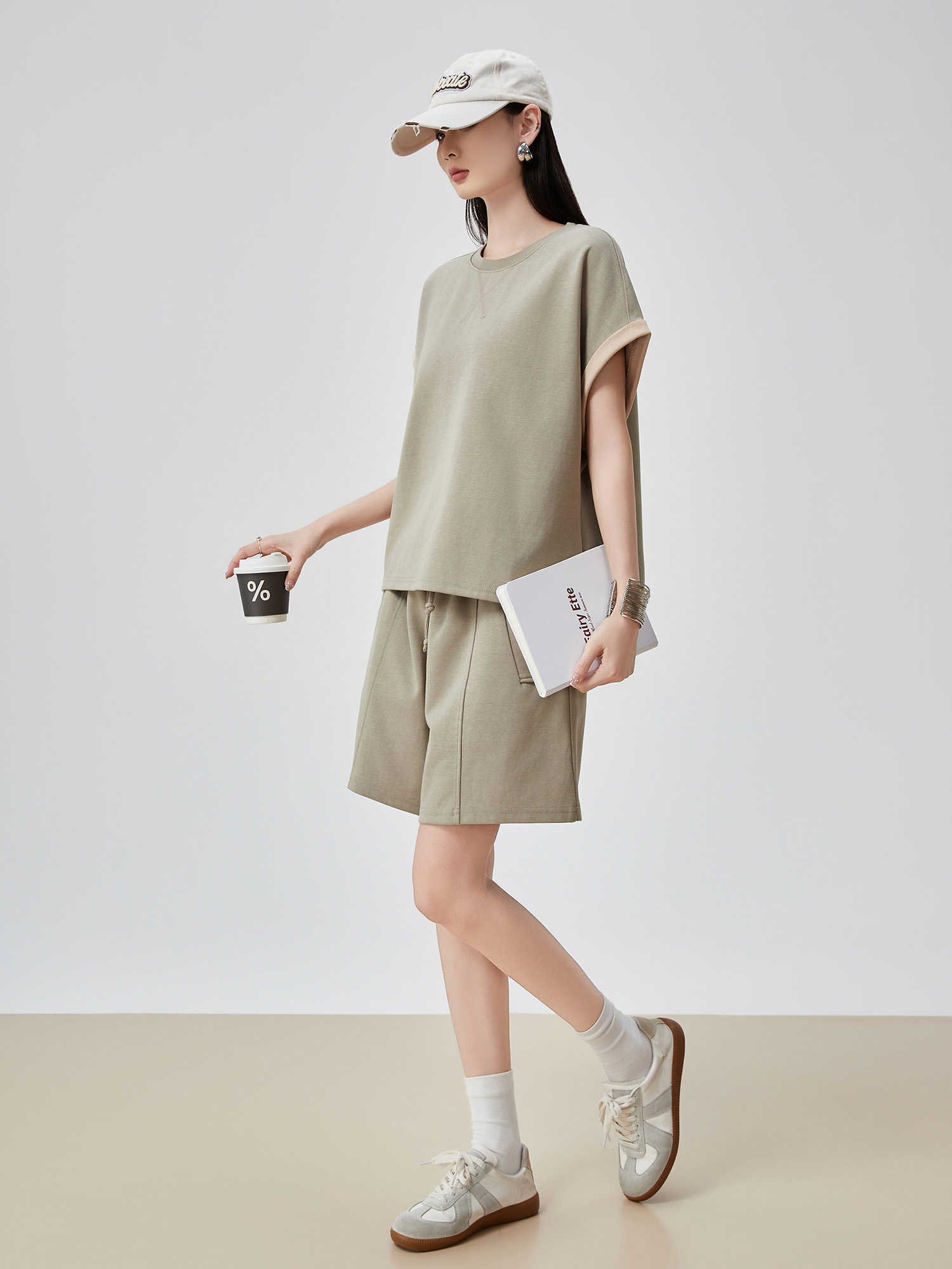 パンツセットアップ リラックスノースリーブセットアップ