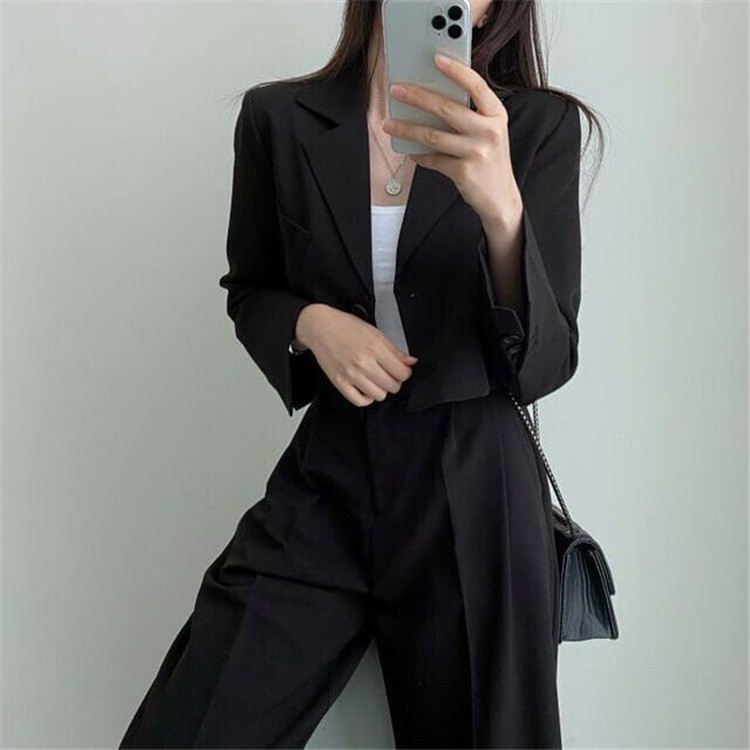 パンツセットアップ 上品シルエット ワイドパンツセット