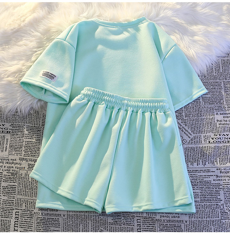 パンツセットアップ シンプル快適ルームウェアセット
