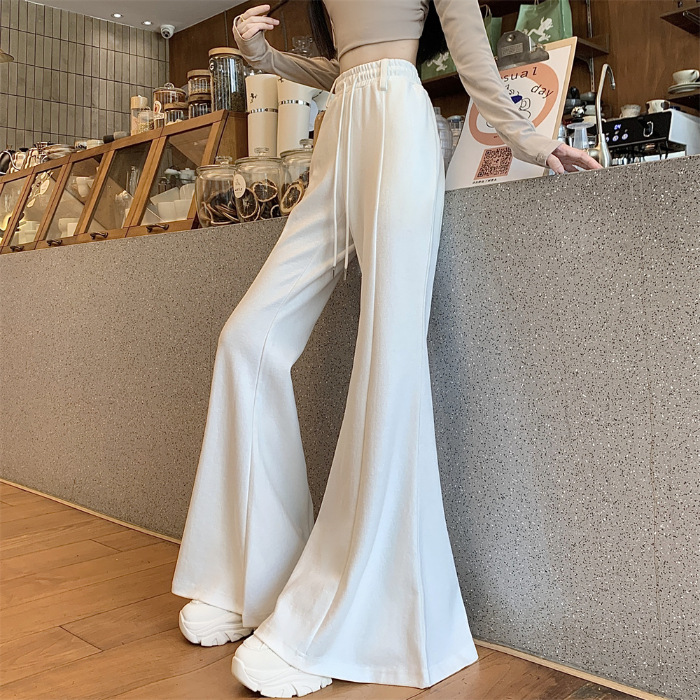 パンツセットアップ フレアシルエット ワイドパンツ