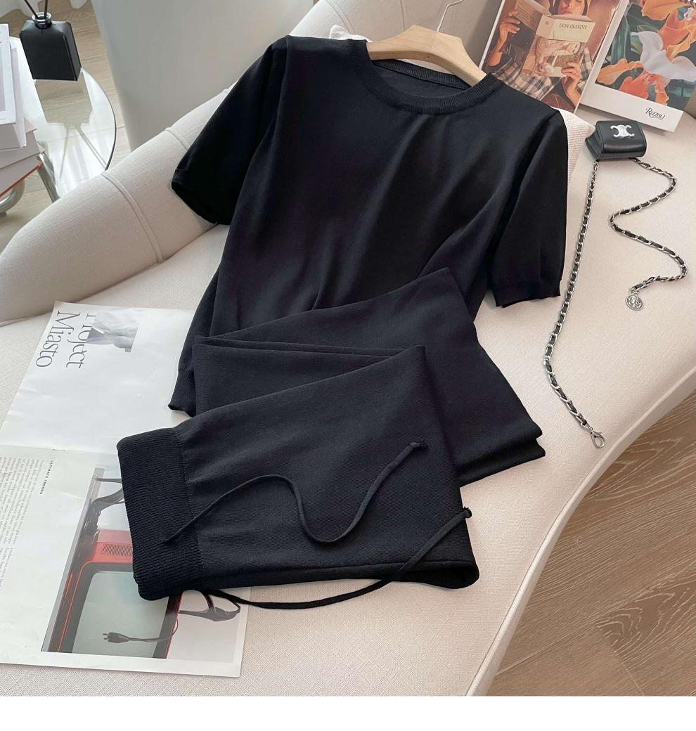 パンツセットアップ 上質素材のゆったりパンツセットアップ