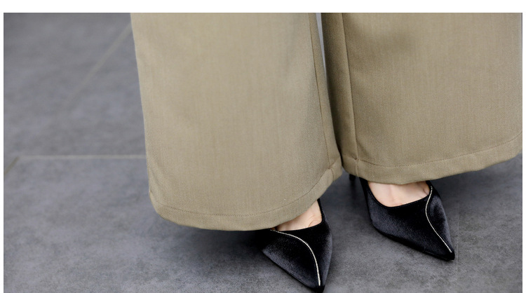 パンツセットアップ 洗練ショートジャケットワイドパンツセット