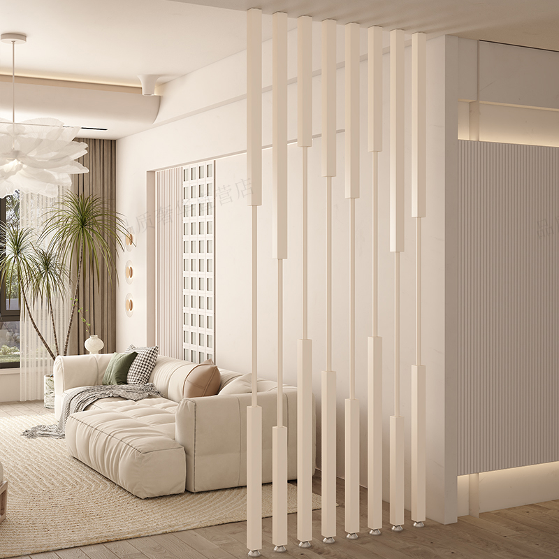 パーテーション 縦格子デザイン突っ張り式間仕切りパーテーション