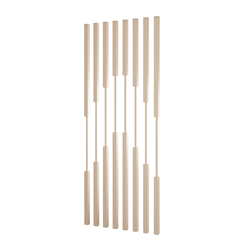 パーテーション 縦格子デザイン突っ張り式間仕切りパーテーション