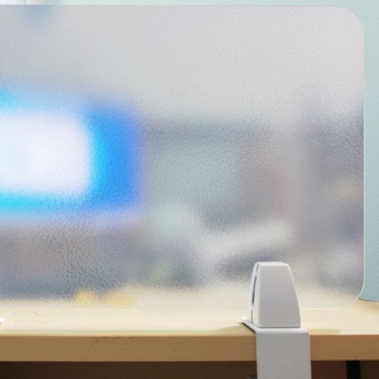 パーテーション 半透明すりガラス調卓上仕切りパネル