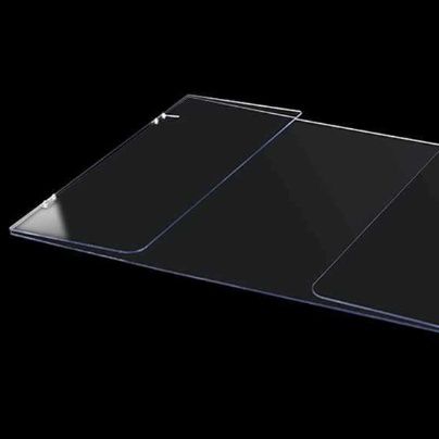 パーテーション 三面折りたたみ式透明卓上パーテーション