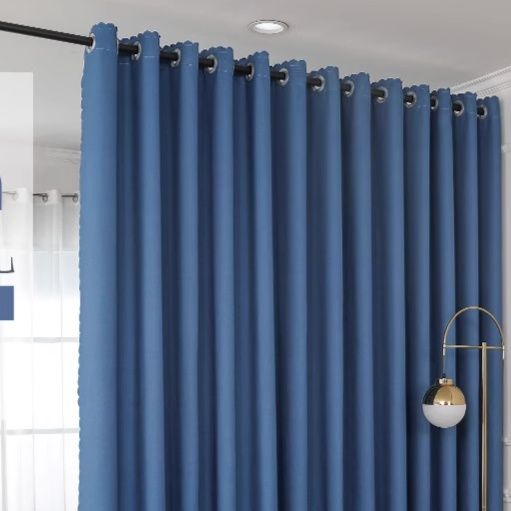 パーテーション 穴開け不要ハトメ式間仕切りカーテン