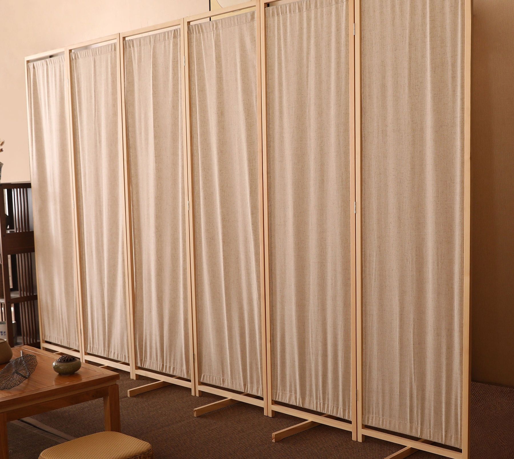 パーテーション 木製折りたたみ式和風パーテーション用布地