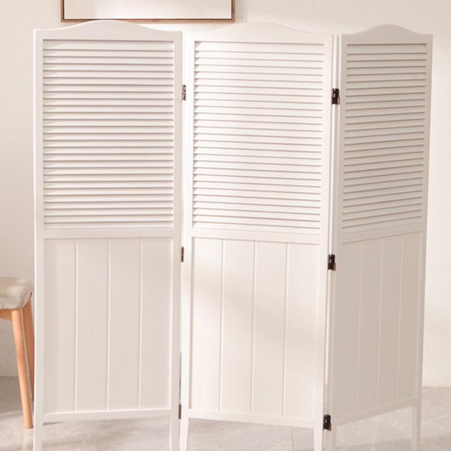 パーテーション 天然木製三連ルーバー間仕切り衝立