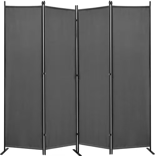 パーテーション 自立式四連折りたたみ間仕切り衝立