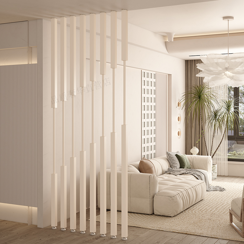 パーテーション 縦格子デザイン突っ張り式間仕切りパーテーション