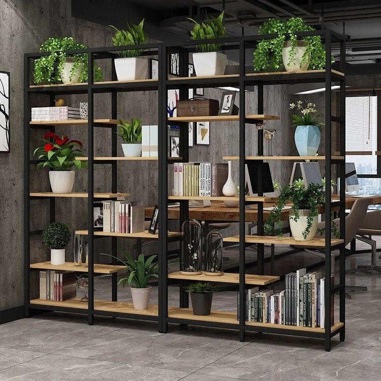 パーテーション 多段式オープンシェルフ間仕切り収納棚