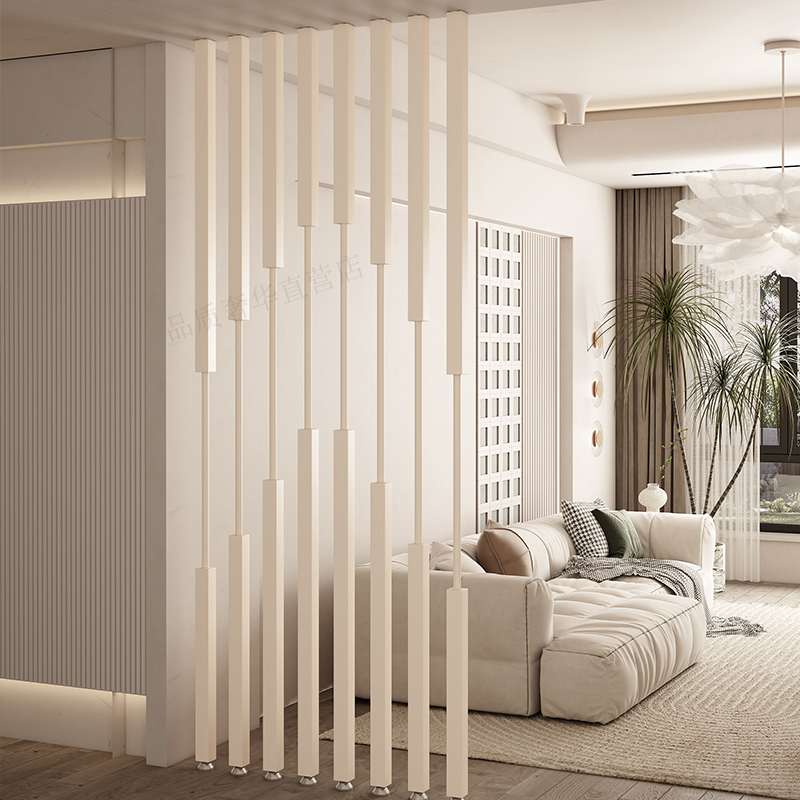 パーテーション 縦格子デザイン突っ張り式間仕切りパーテーション