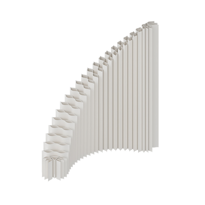 パーテーション 立体波型蛇腹式間仕切りパーテーション