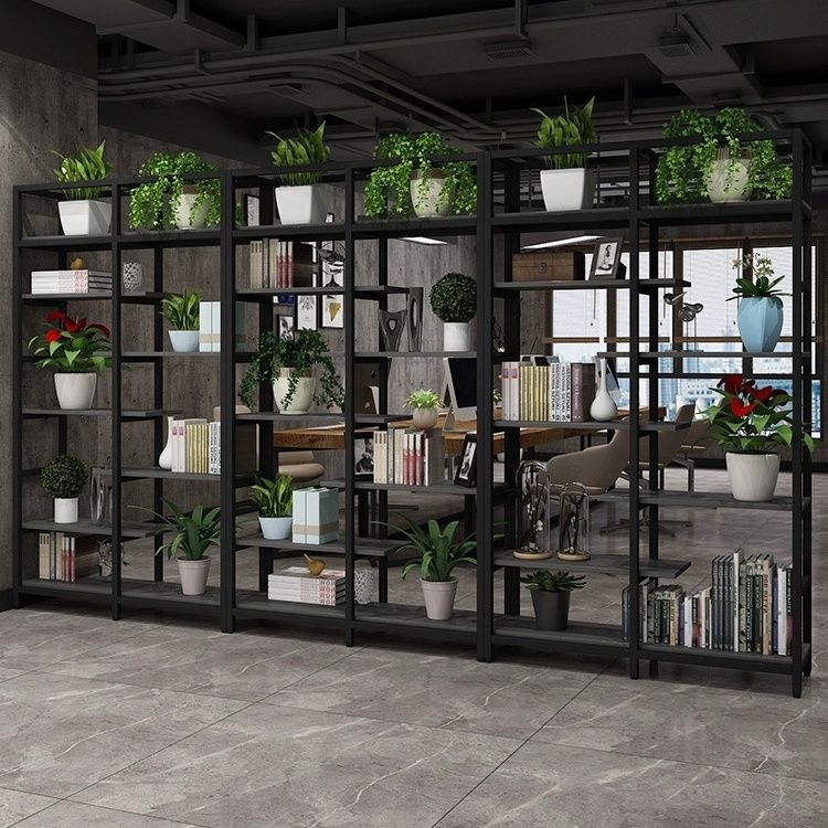 パーテーション 多段式オープンシェルフ間仕切り収納棚