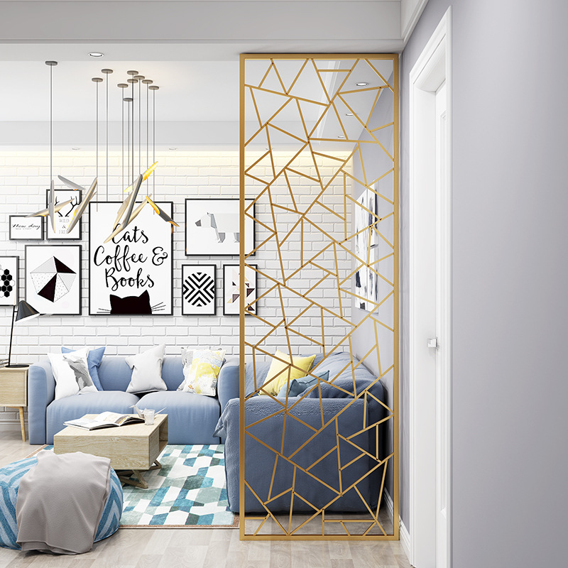 パーテーション 幾何学模様突っ張りパーテーション間仕切り