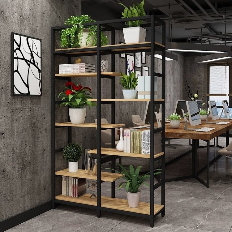 パーテーション 多段式オープンシェルフ間仕切り収納棚