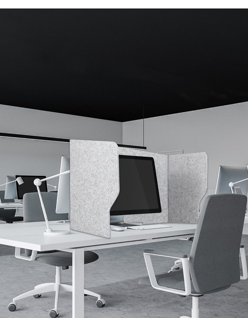 パーテーション 三面折りたたみ式卓上パーテーション