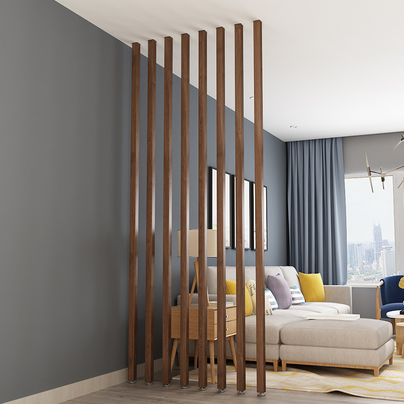 パーテーション 天然木縦格子パーテーション間仕切り
