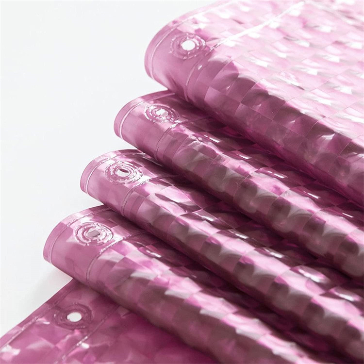 パーテーション 縦縞模様の段染めパーテーション用カーテン