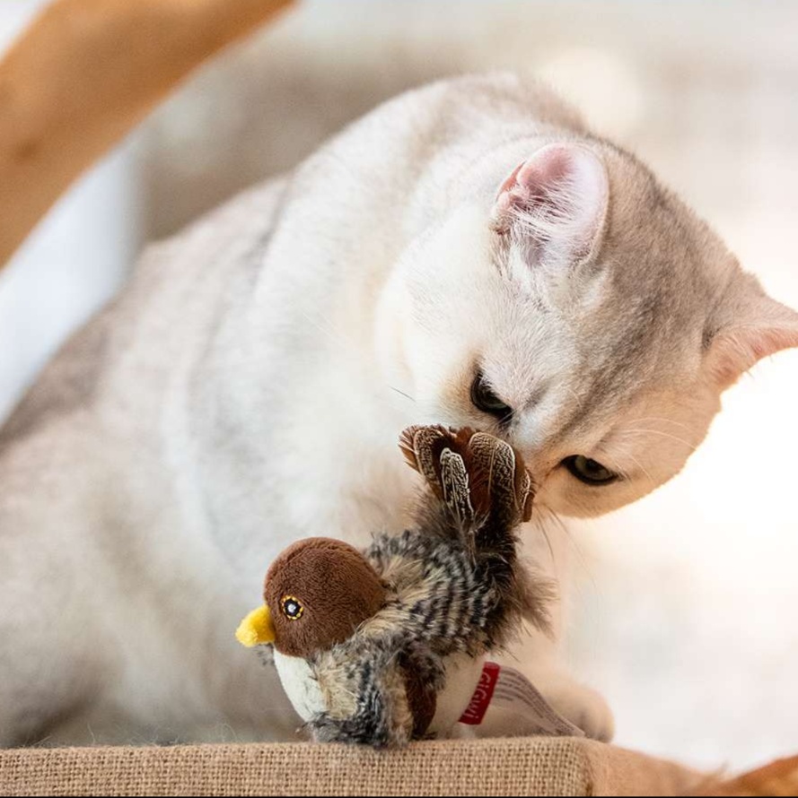 猫 おもちゃ 鳥の舞 ふわふわ猫じゃらし