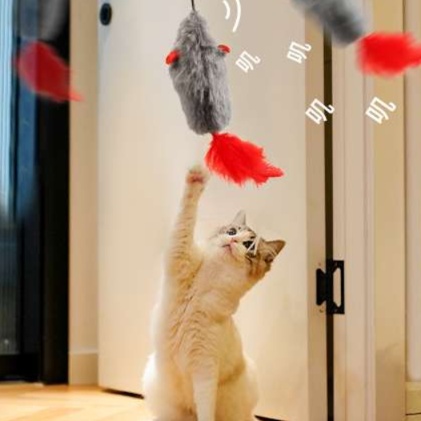 猫 おもちゃ もふもふハンターの羽じゃらし
