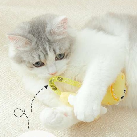 猫 おもちゃ まんまる猫じゃらし 虫嚢果入り