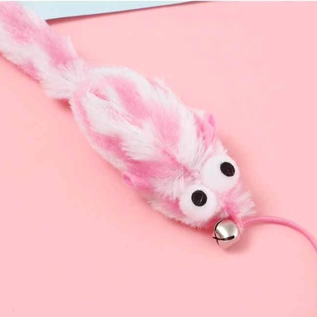 猫 おもちゃ もふもふねずみちゃん猫じゃらし