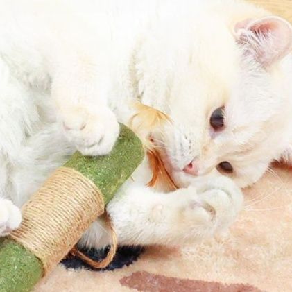 猫 おもちゃ 自然派まったり猫じゃらし棒
