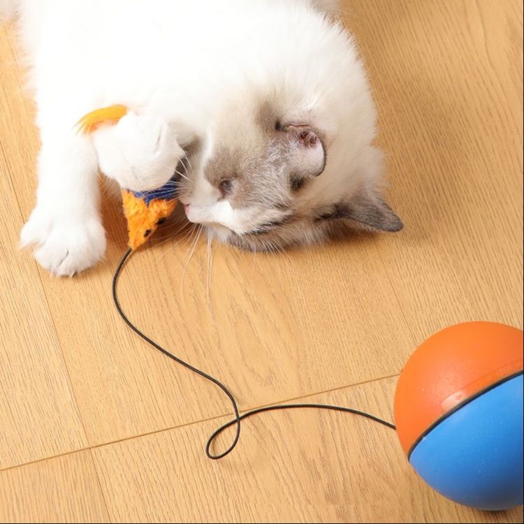 猫 おもちゃ 猫用自動回転ネズミおもちゃ