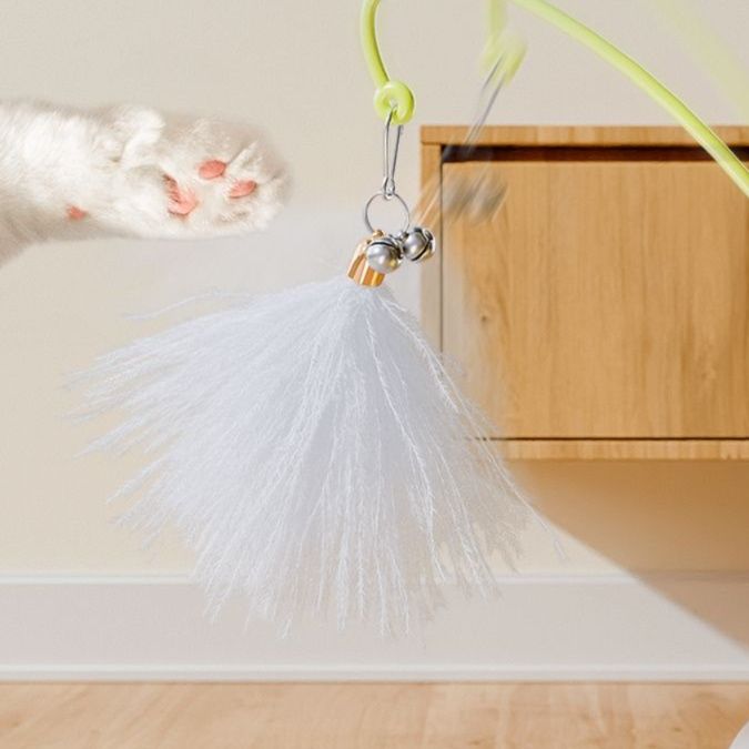 猫 おもちゃ 不倒伸縮式 ワンダーじゃらし